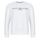 Tommy Hilfiger Sweatshirts TOMMY LOGO SWEATSHIRT Wei&szlig; - Sweatshirts Herrenbekleidung - 1