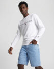 Tommy Hilfiger Sweatshirts TOMMY LOGO SWEATSHIRT Wei&szlig; - Sweatshirts Herrenbekleidung - 3