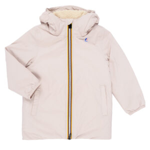 Giubbotto bambina ragazza K-Way  P. LE VRAI 4.0 EIFFEL ORSETTO  Rosa K-Way 8056072130291