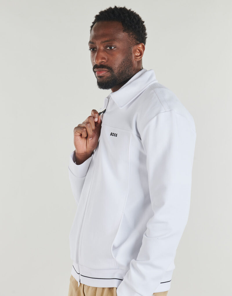 Veste BOSS SW_Member FZ Blanche Vestes Homme - 5