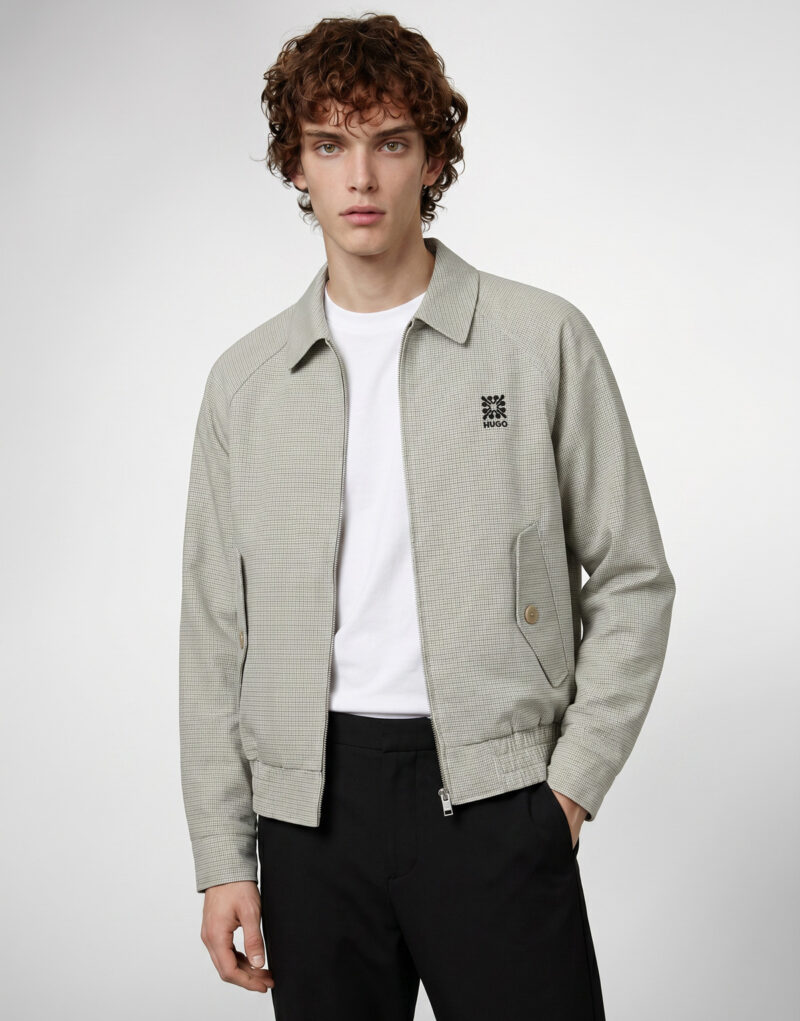 Jacke HUGO Bartos2621 Beige Herrenjacken - 5
