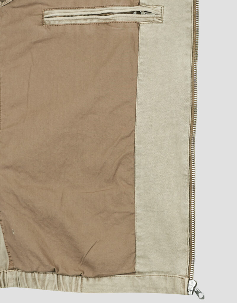 Chaqueta Schott CADAMS WASH Beige para hombre - 7