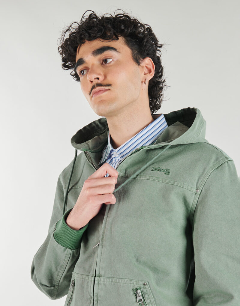 Chaqueta Schott CADEN color caqui para hombre - 5