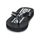 Quiksilver JAVA WORDMARKYT B SNDL XKKW Nero Infradito Bambina - 3