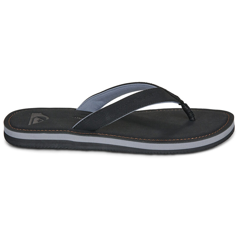 Quiksilver Molokai Nubuk 26 Schwarze Flip-Flops f&uuml;r Herren - Gr&ouml;&szlig;e 2