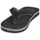 Quiksilver Molokai Nubuk 26 Schwarze Flip-Flops f&uuml;r Herren - Gr&ouml;&szlig;e 3