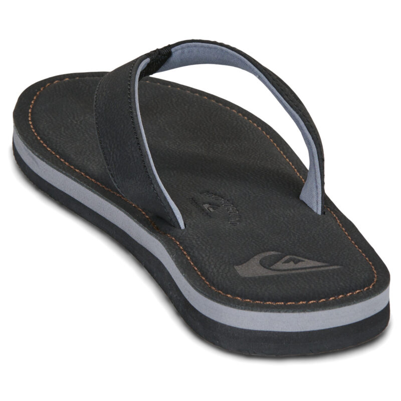 Quiksilver Molokai Nubuk 26 Schwarze Flip-Flops f&uuml;r Herren - Gr&ouml;&szlig;e 5