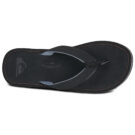 Quiksilver Molokai Nubuk 26 Schwarze Flip-Flops f&uuml;r Herren - Gr&ouml;&szlig;e 6