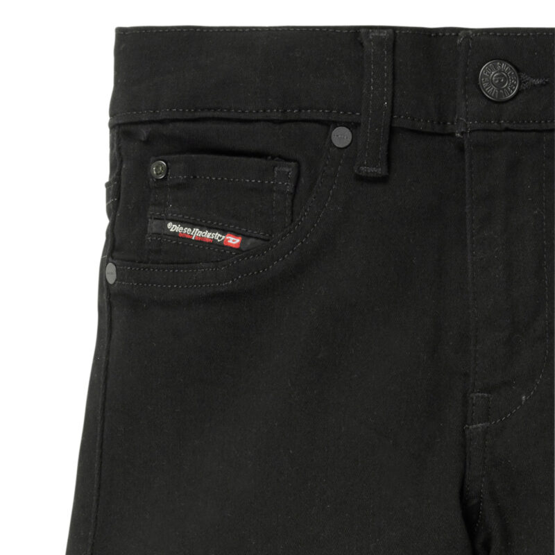 Jeans Slim ragazza Diesel DHARY Nero Jeans Slim Bambina - 3