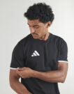 T-shirts de sport adidas Foot noirs pour hommes - 5