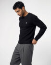 Pullover HUGO Setallo (319516) Schwarz - Herrenpullover - 5