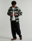 Sobrecamisa Dickies PLAID COALING LS SHIRT Verde Sobrecamisa para hombre - 2