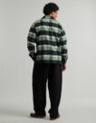Sobrecamisa Dickies PLAID COALING LS SHIRT Verde Sobrecamisa para hombre - 4