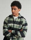 Sobrecamisa Dickies PLAID COALING LS SHIRT Verde Sobrecamisa para hombre - 5