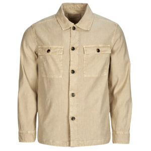 Overshirt uomo Gant  REG COT/LINEN OVERSHIRT  Beige Gant 7325708227119