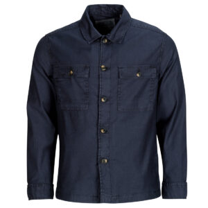 Overshirt uomo Gant  REG COT/LINEN OVERSHIRT  Marine Gant 7325708227294