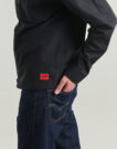 &Uuml;berhemd HUGO Evalom Schwarzes Overshirt f&uuml;r Herren - 5