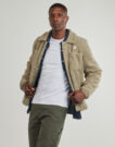 Sobrecamisa K-Way Camisa polar beige Cameron Sherpa para hombre - 3