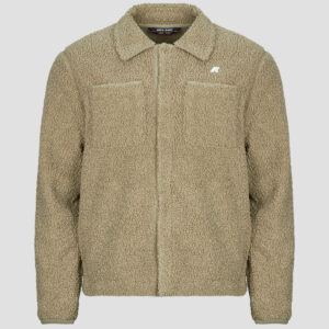 Overshirt uomo K-Way  CAMERON SHERPA POLAR  Beige K-Way 8056072190011