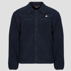 Overshirt uomo K-Way  CAMERON SHERPA POLAR  Blu K-Way 8054043589239