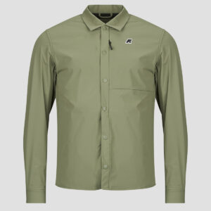 Overshirt uomo K-Way  RECHER ACTION  Kaki K-Way 8055037903154