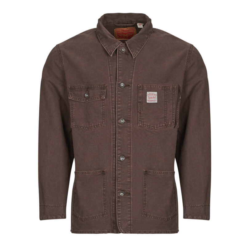 &Uuml;berhemd Levis BERKLEY CHORE COAT Braunes &Uuml;berhemd Herren - 1