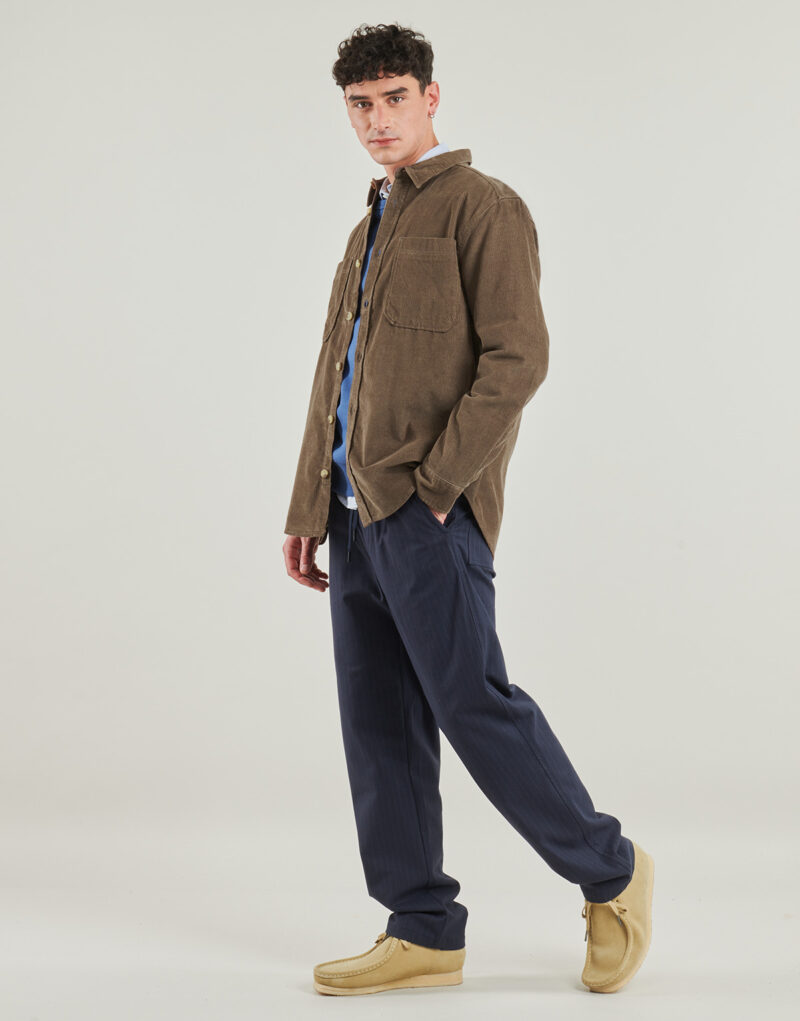 Overshirt Only & Sons ONSALP Khaki Overshirt Herren - 3