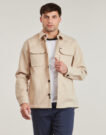 Petrol Industries Herrenhemd Langarm Uni Beige Overshirt Herren - 2