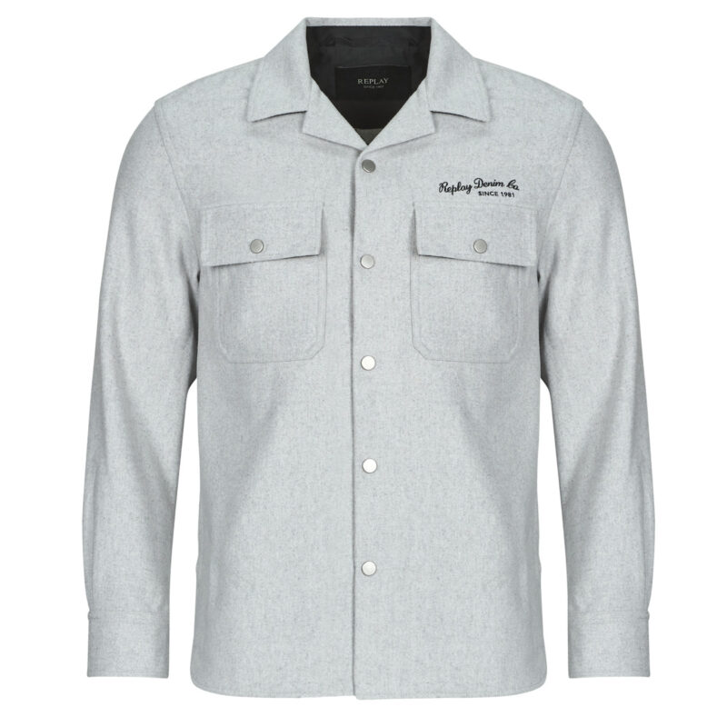 Surchemise Replay - Surchemise grise pour homme - Taille 1