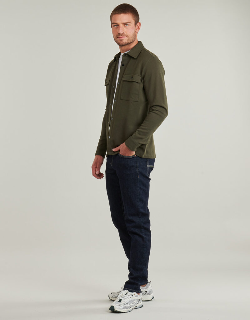 Sobrecamisa Selected SLHJACKIE color caqui para hombre - 3