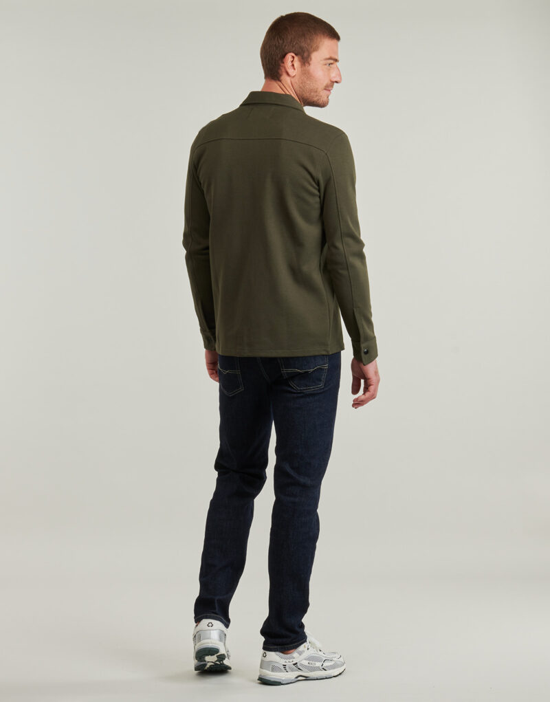 Sobrecamisa Selected SLHJACKIE color caqui para hombre - 4