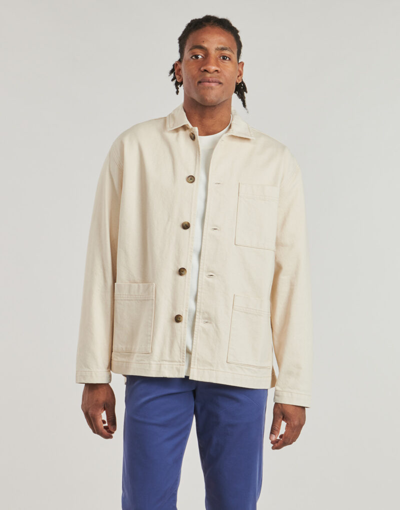 Camisa de sobrecamisa Selected SLHNOAH Beige Camisa de sobrecamisa Hombre - 2