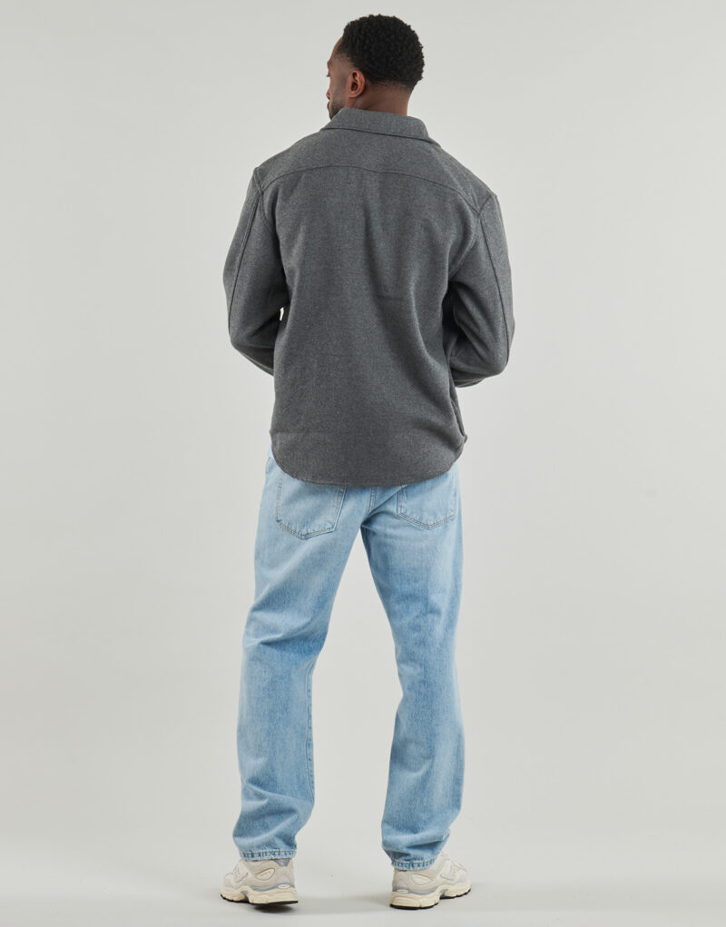 Sobrecamisa Selected SLHRLXPABLO MEZCLA DE LANA Sobrecamisa Gris para Hombre - 4