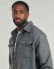 Sobrecamisa Selected SLHRLXPABLO MEZCLA DE LANA Sobrecamisa Gris para Hombre - 5