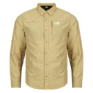 Surchemise The North Face SEQUOIA &agrave; manches longues beige pour homme - 1
