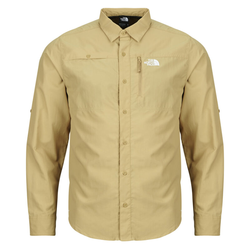 Surchemise The North Face SEQUOIA &agrave; manches longues beige pour homme - 1