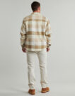 Sobrecamisa Timberland High con forro polar, color beige, para hombre - 4