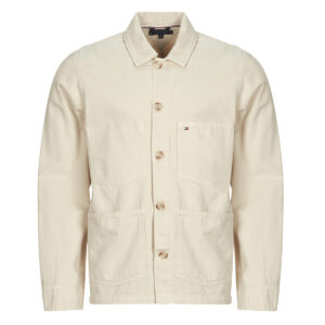 Overshirt uomo Tommy Hilfiger  CHORE JACKET RGD GMD  Beige Tommy Hilfiger