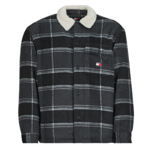 Overshirt uomo Tommy Jeans  TJM CHECK SHERPA OVERSHIRT EXT  Multicolore Tommy Jeans 8720637236352