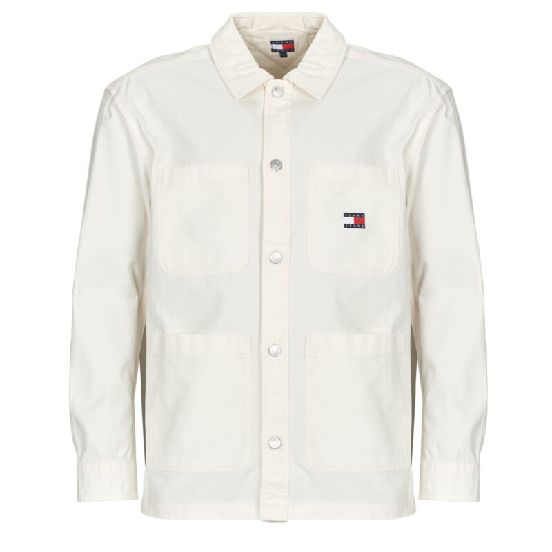 Surchemise Tommy Jeans TJM ESSENTIAL EXT Blanche Homme - 1