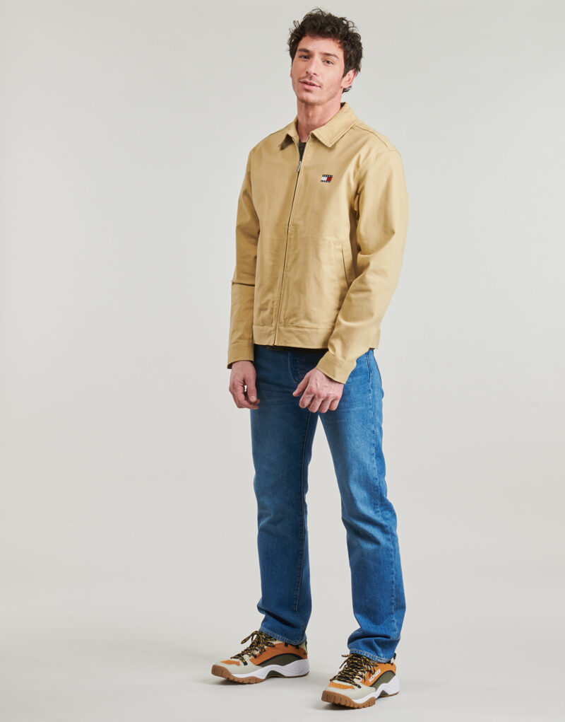 Surchemise Tommy Jeans TJM REG en coton marron pour homme - 3
