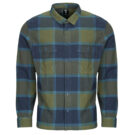 Overshirt Vans M LARKSPUR PLAID FLANNEL Blu Overshirt Uomo - 1