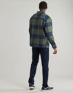 Overshirt Vans M LARKSPUR PLAID FLANNEL Blu Overshirt Uomo - 4