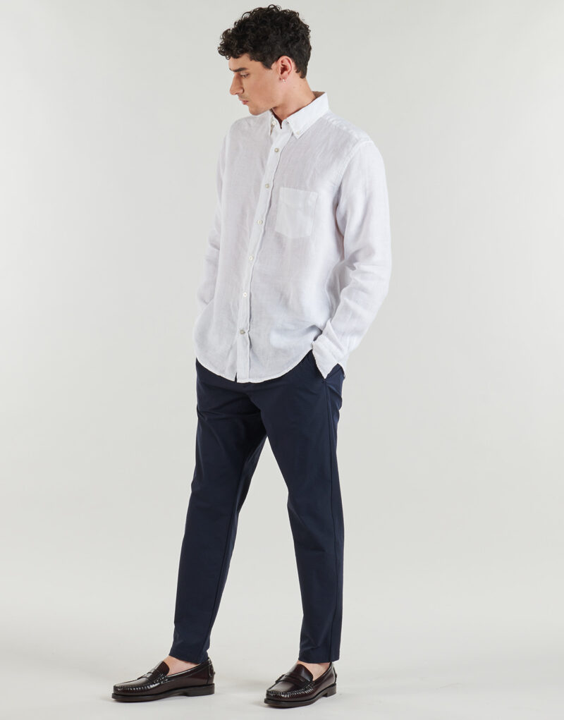 Pantalone Chino BOSS Chino-Tapered-DS-10 Marine Pantaloni Chino Uomo - 3