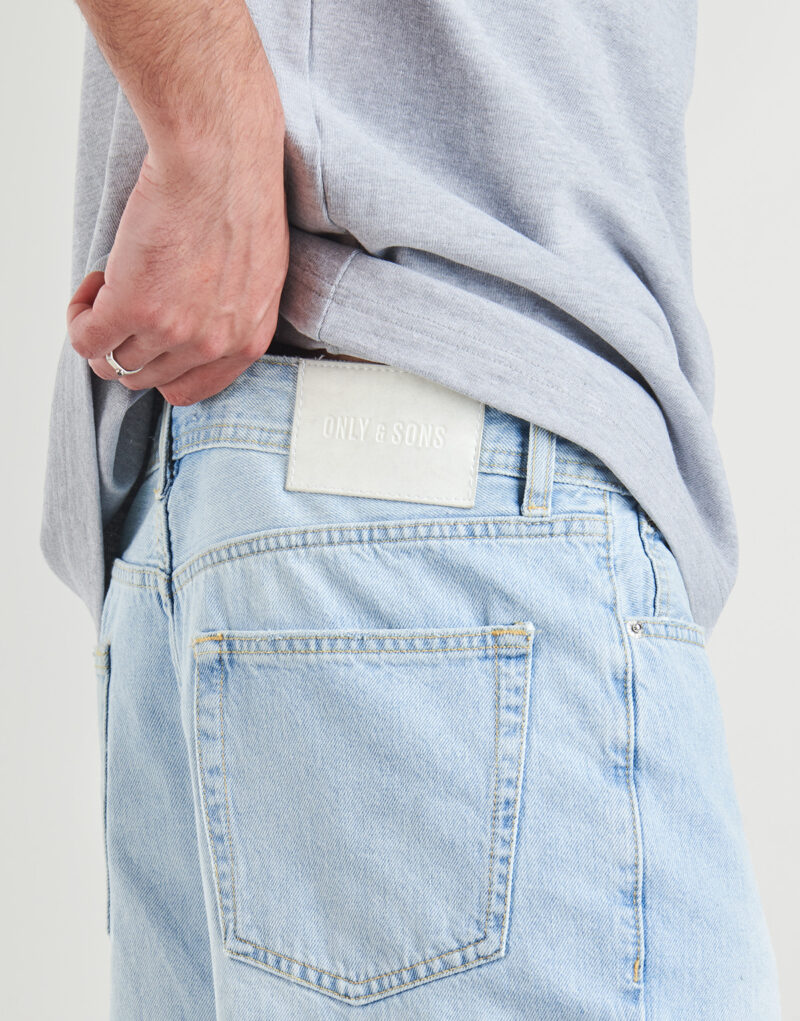 Pantaloni corti Only & Sons ONSFADE LB 3155 TAI DNM Blu Pantaloni corti Uomo - 5