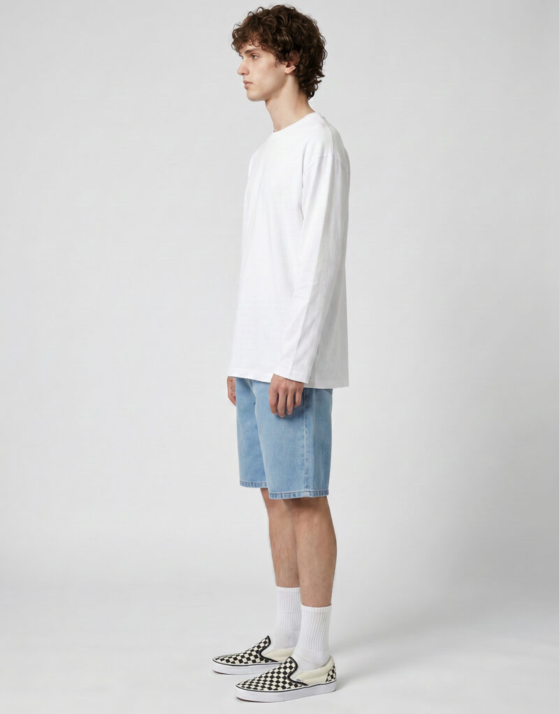 Pantalones cortos Vans CHECK-5 BAGGY DENIM SHORT Azul - Pantalones cortos Hombre - 3