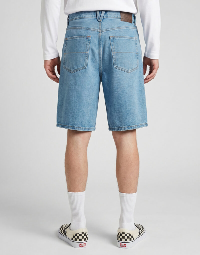 Pantalones cortos Vans CHECK-5 BAGGY DENIM SHORT Azul - Pantalones cortos Hombre - 4