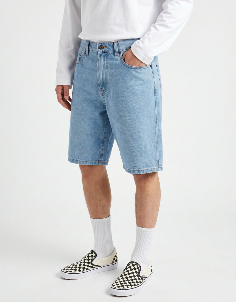 Pantalones cortos Vans CHECK-5 BAGGY DENIM SHORT Azul - Pantalones cortos Hombre - 5