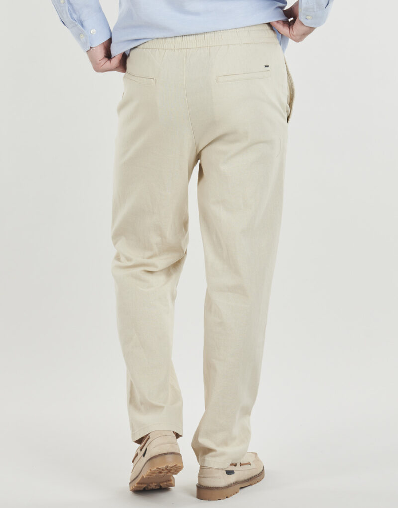 Pantaolini dritti Only & Sons ONSSINUS LOOSE 0007 COT LIN Beige Pantaolini dritti Uomo - 4