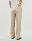 Pantaolini dritti Selected SLH196-STRAIGHT JEREMY LINEN Beige Pantaolini dritti Uomo - 4